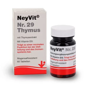 Image shows Neyvit No. 29 Thymus-Vitorgan-PZN 13421217-Lions Pharmacy