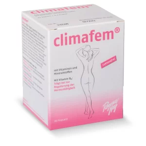 image shows climafem from vitorgan. PZN 03353070. Lions Pharmacy