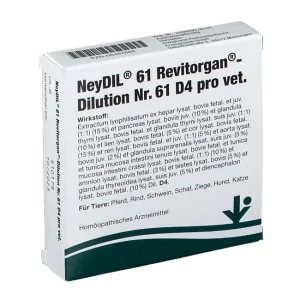 Image shows Neydil No.61 D4 pro vet. from Vitorgan. PZN 06487888. Lions Pharmacy