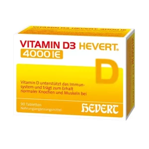 VITAMIN-D3-HEVERT-4000-IU-tablets-90-St-Lions Pharmacy-PZN 11295470