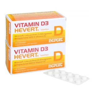 VITAMIN-D3-HEVERT-Tablets-200-St-Lions Pharmacy-PZN 09887387