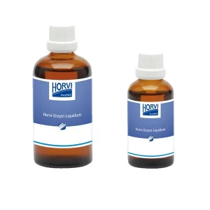 product packshot, general box for all products, Horvi-Enzym Liquida Lions Pharmacy