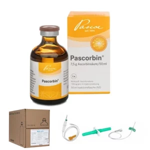 A Set for Pascorbin Infusion, Vitamine C infusion from Pascoe and B.Braun