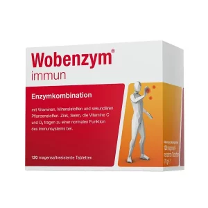 WOBENZYM immun Tablets, 120 pcs in a Box, presented by Lions Pharmacy