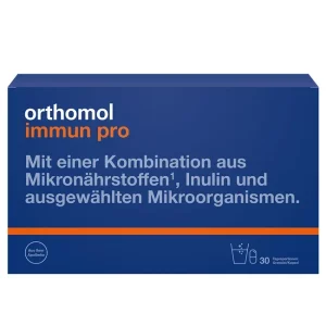 A Box Orthomol immun pro from Orthomol, PZN 13886293, presented by Lions Pharmacy
