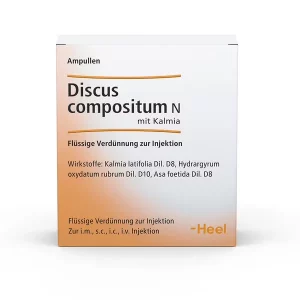 A box Discus compositum N Kalmia ampoules from biologische Heel, PZN-0403138, Lions Pharmacy