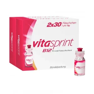una scatola vitasprint b12, Energy boost, Haleon Germania, PZN-17674978, presentato da Lions Pharmacy