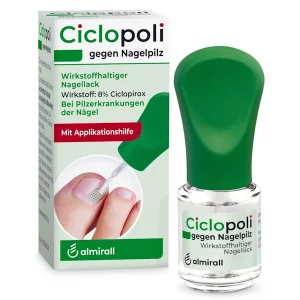 Ciclopoli nail polish against nail fungus (6.6ml) with application aid, Lions pharmcy, Deutschland
