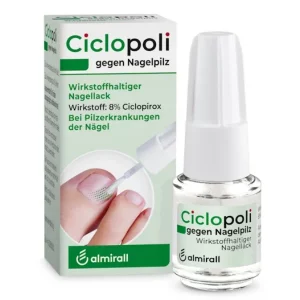 A package Ciclopoli nail polish against nail fungus, 6.6ml, Lions-pharmcy
