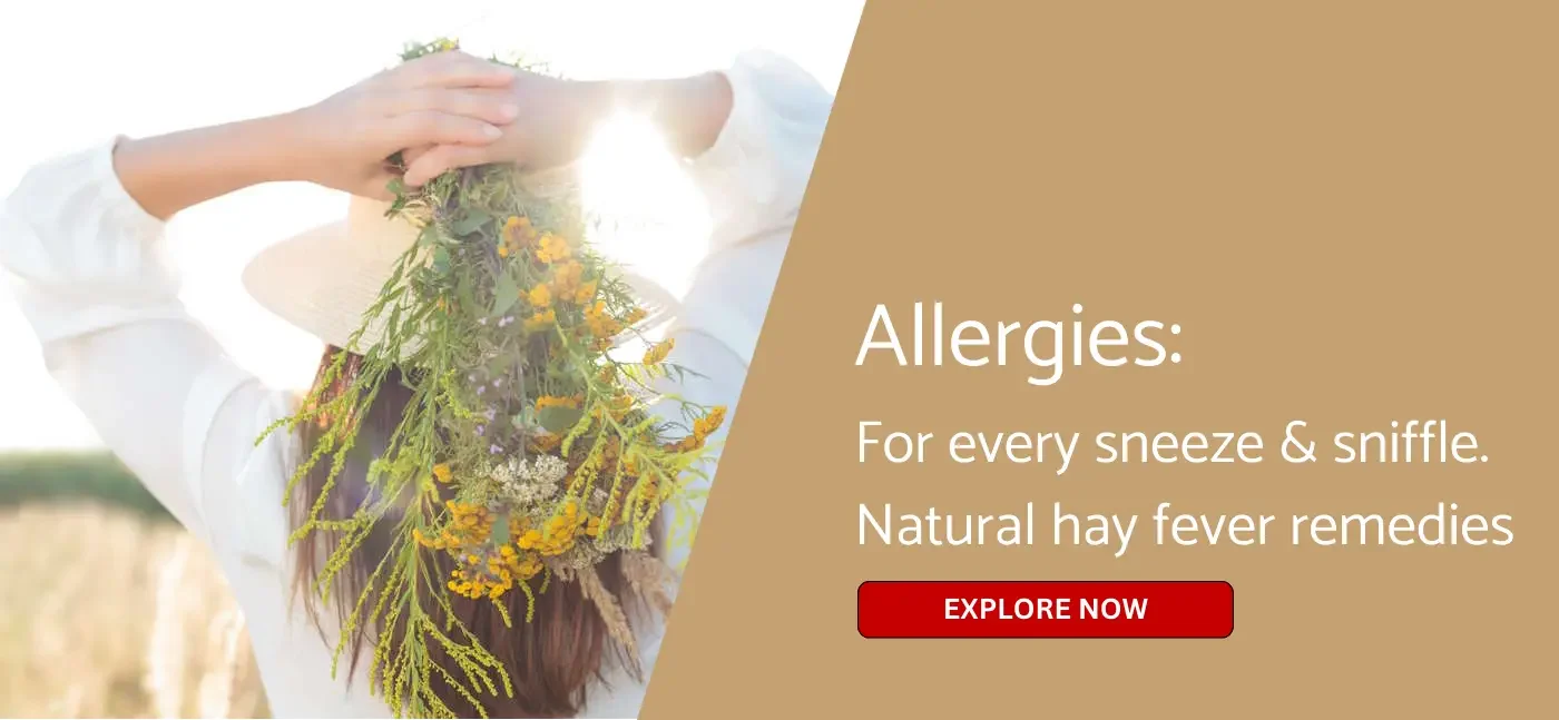 Home Promo allergies producs presented on Lions Pharmacy